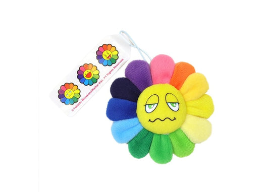 Takashi Murakami Flower Emoji Keychain B